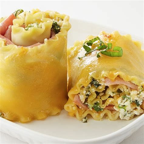 Ham Spinach And Cheese Pasta Rolls Ralphs