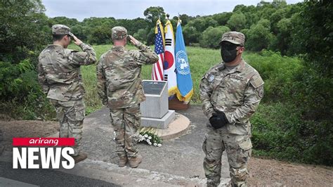 Memorial Ceremony At Jsa Honors Two American Service Members Slain By N