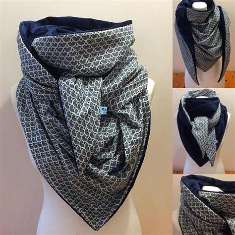 Mettez le bandana autour de votre cou. Maxi Cheche d'hiver foulard polaire (avec images) | Tuto couture foulard, Tuto couture écharpe ...