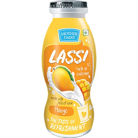 Buy Mother Dairy Lassi Mango Asli Refreshment Ml Bottle Online At