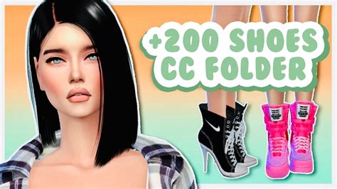 200 Shoes Cc Folder👢sims 4mods Free Download Youtube