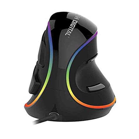 J Tech Digital Ergonomic Mouse Wired Rgb Vertical Gaming Mouse With 5