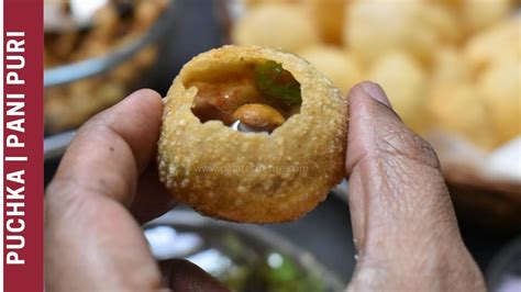 Puchka How To Make Kolkata Style Pani Puri Recipe Indian Street
