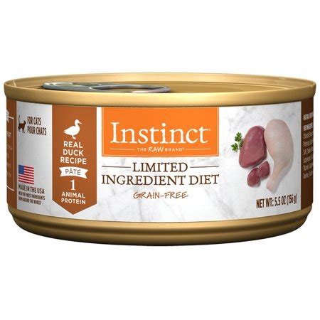 Limited ingredient cat food is a great way to help cats with allergies or intolerances. Instinct Limited Ingredient Diet Grain Free Real Duck ...
