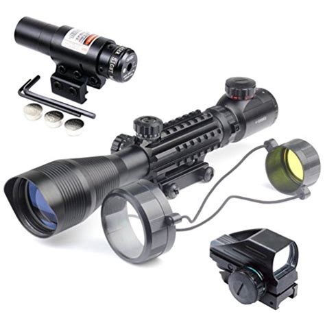Aotop Riflescope Red Laser 4 12x50eg Dual Illuminated With Tactical