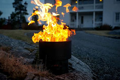 Flame Genie Portable Smoke Free Wood Pellet Fire Pit