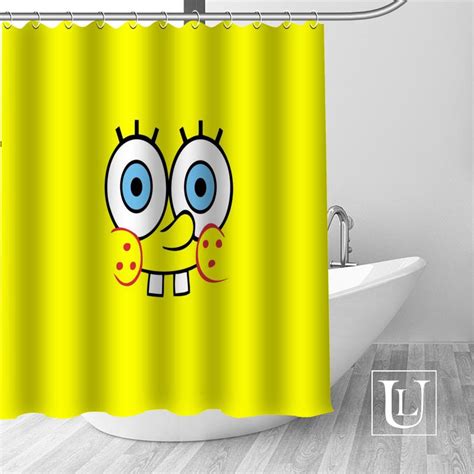 Spongebob Shower Curtains Custom Design Creative Shower Curtain