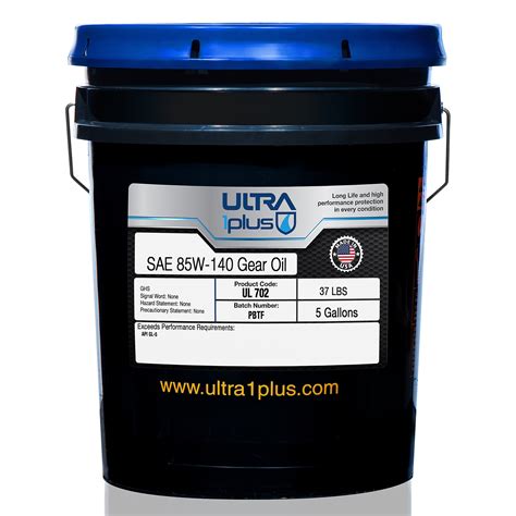 Ultra1plus Sae 85w 140 Gear Oil Api Gl 5