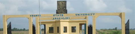 No fees, no credit cards needed. Ebonyi State University Portal