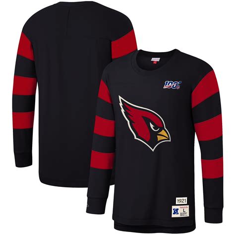 Arizona Cardinals Mitchell And Ness Nfl 100 Team Inspired Long Sleeve T