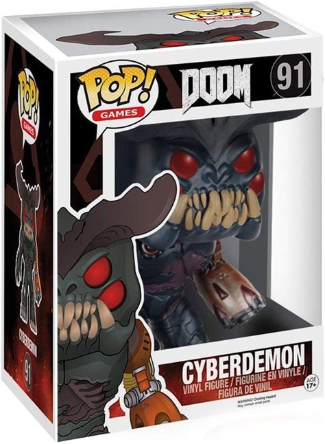 Doom 7940 6 Inch Pop Vinyl Cyberdemon Figure Funko Pop Games