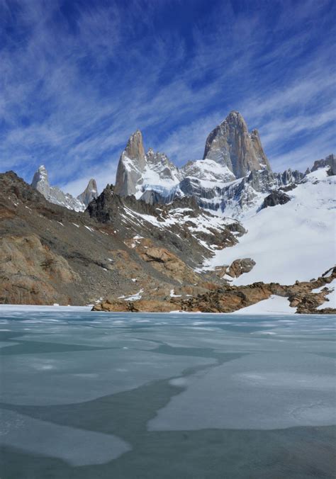 Cerro Fitz Roy E Laguna De Los Tres El Chaltén Patagonia Argentina