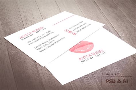 What makes a good business name? Makeup Artist - Business Card ~ Business Card Templates ...