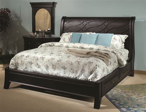 Aspenhome Young Classics Eastern King Sleigh Storage Bed In Cobblestone