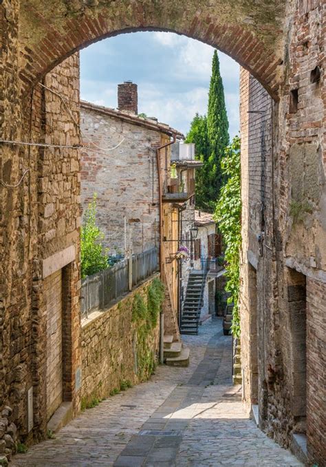 Todi Beautiful Town In The Province Of Perugia Umbria Central Italy