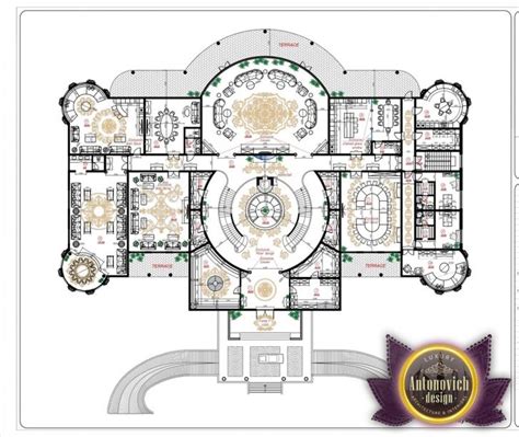 Luxury House Plan 5 By Antonovich Designs Luxury House Floor Plans