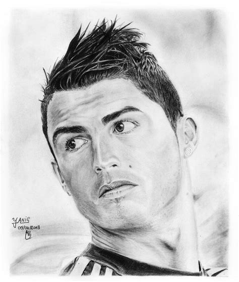 Cristiano Ronaldo Celebrity Drawings Pencil Art Drawings Human Face
