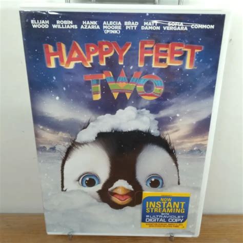 Happy Feet Two Dvd Widescreen Brad Pitt Robin Williams Elijah Wood