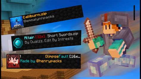 Top 3 Best Bedwars Texture Packs Solo Bedwars Youtube