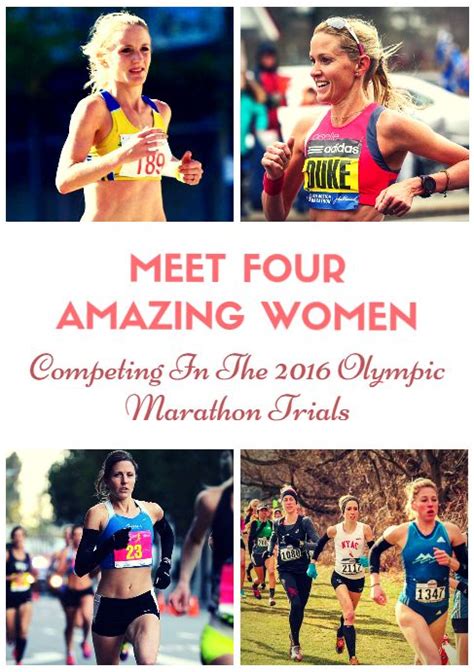 Meet Four Amazing Women Competing In The 2016 Olympic Marathon Trials