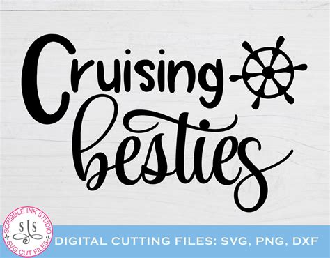 Cruising Besties Svg Cut File Best Friends Cruise Svg Summer Etsy