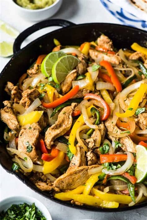 30 Minute Chicken Fajitas Isabel Eats Easy Mexican Recipes