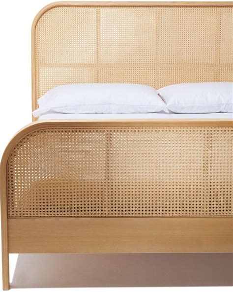 Diy modern murphy bed with cane and arches. Cane Queen Bed in 2020 | King bed frame, Queen beds, Rattan bed