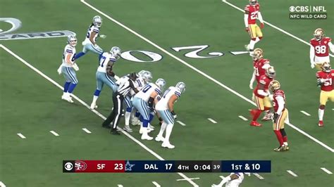 49ers Vs Cowboys Insane Final Seconds Wild Card Round Youtube