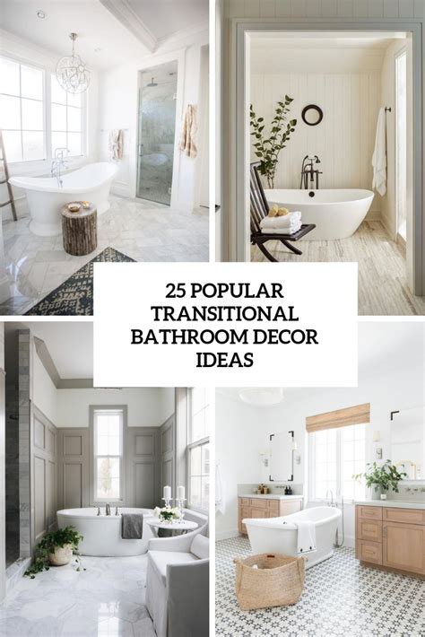 Transitional Bathroom Tile Ideas Everything Bathroom