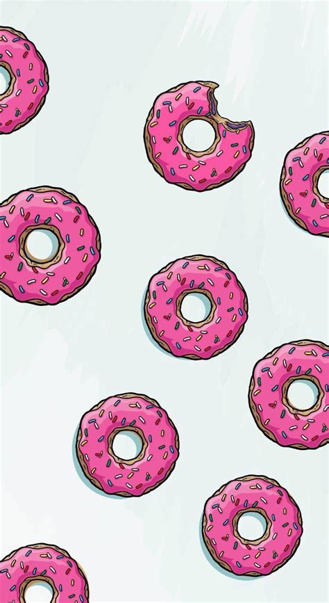 36 Gambar Donat Kartun Wallpaper Elisa Gambar