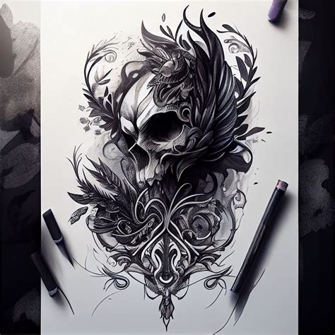 Custom Tattoo Design By Wonderlandartworks On Deviantart