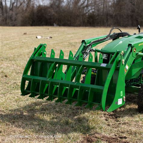 Root Grapple Rake Attachment Fits John Deere Loaders