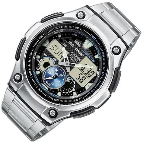 Buy online from watch shop. watches stop center: CASIO AQ-190WD-1AV ANALOG DIGITAL ...