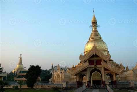 Golden Pagoda In Myanmar Temple Yangon 741348 Stock Photo At Vecteezy