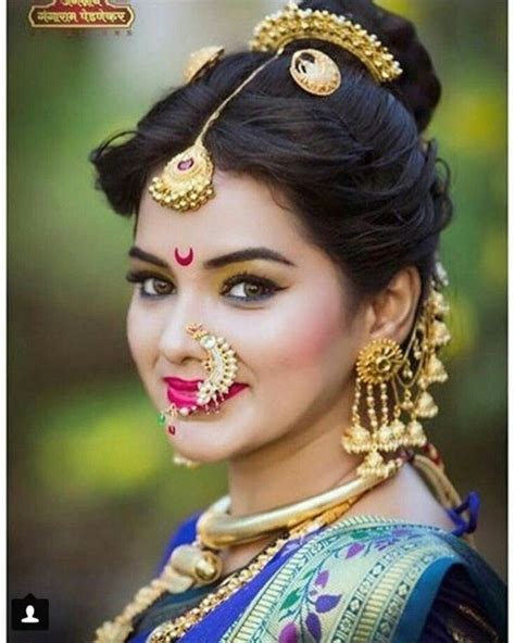 Pin By Santosh Patil On Beautiful Girl Marathi Bride Bridal Looks Jewerly Designs