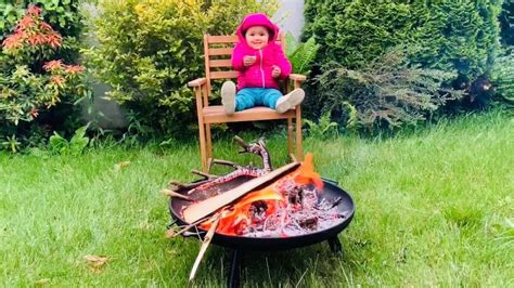 Bonfire With The Kids In Our Backyard Youtube