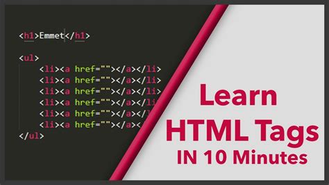 Basics Of Html Tutorial First Steps To Learn Web Development Youtube