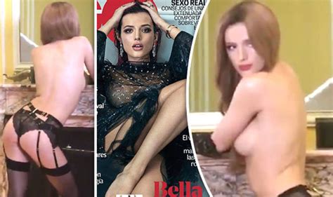 Bella Thorne Strips Completely NAKED And Flaunts Nipple Piercings In