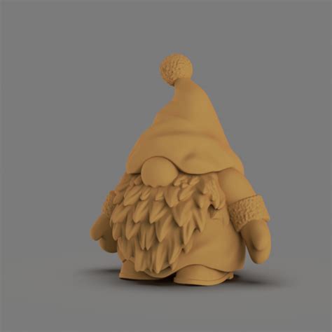 3d Printable Gnome Miniature By Janettil2d