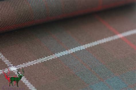Fraser Hunting Weathered Tartan Material And Fabric Swatches Tartan
