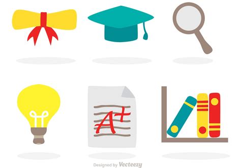 Flat Study Vector Icons Download Free Vector Art Stock Graphics And Images