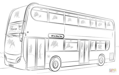 Bus Coloring Sheet For Preschool Coloring Pages