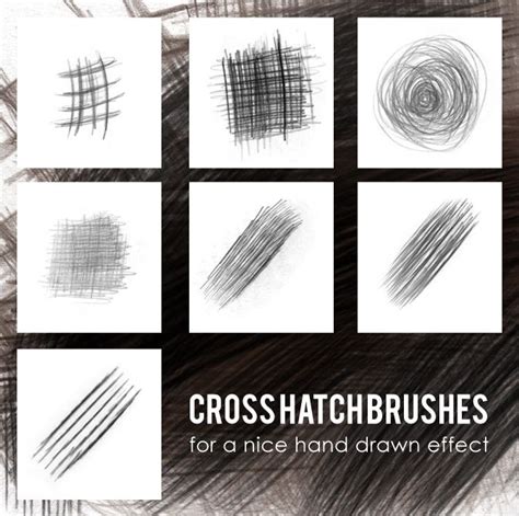 Cross Hatch Brushes By Lemosart On Deviantart Photoshop Brushes How