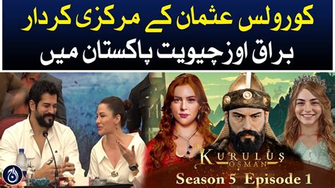Kurulus Osman Lead Actor Burak Ozcivit Lands In Karachi Aaj News Hot