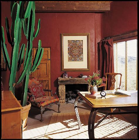 Where bohemian decor is about rich and vibrant jewel tones, southwestern decor. Rustic Red (With images) | Southwestern home decor ...