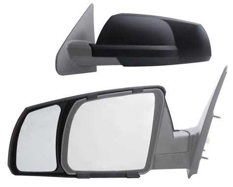 K Source 81300 Snap And Zap Exterior Towing Mirrors For 2007 19 Toyota Tundra2008 19 Toyota Sequoia