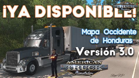 West Of Honduras Map V30 137x For Ats American Truck Nelson