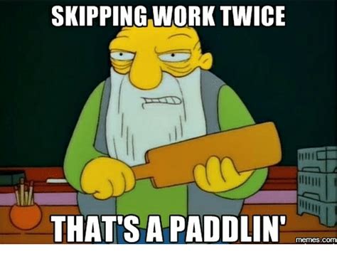 The Simpsons 10 Hilarious “thats A Paddlin” Memes That Are Too Funny