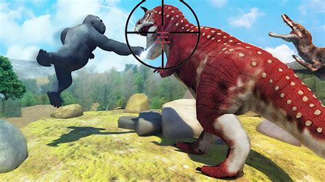 Dino Hunt Survival Shooting Dinosaur Hunter Games Android Gameplay 8