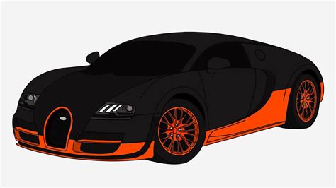 This tutorial shows the sketching and drawing steps from start to finish. HOW TO DRAW - Bugatti Veyron Supersport - Step by Step ...